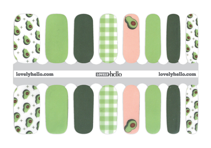 More Guac Please Nail Wraps