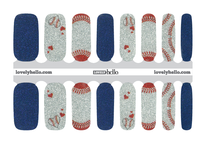 Play Ball Nail Wraps