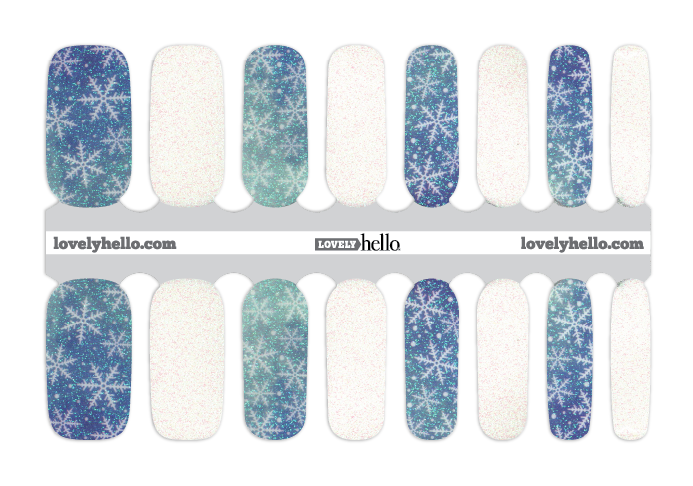 Winter Frost Nail Wraps