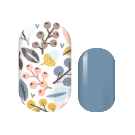Very Berry Blue Nail Wraps
