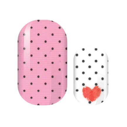 Sweet Polka Love Nail Wraps