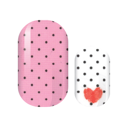 Sweet Polka Love Nail Wraps