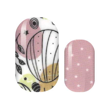 Easter Floral Nail Wraps