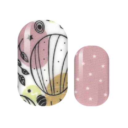 Easter Floral Nail Wraps