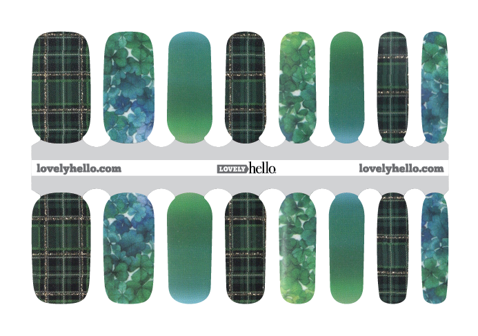 Highland Glam Nail Wrap