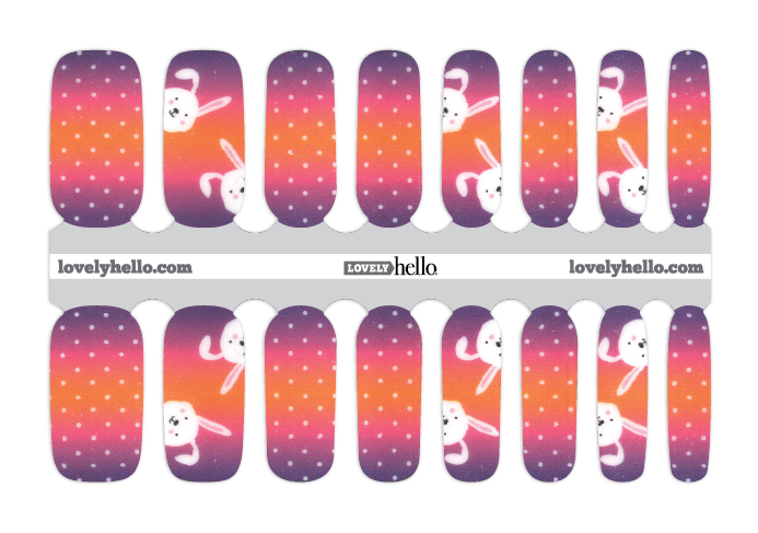 Bunny Kisses Nail Wraps