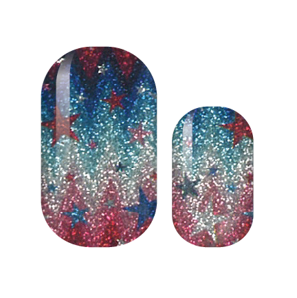 Firework Glitz Nail Wraps