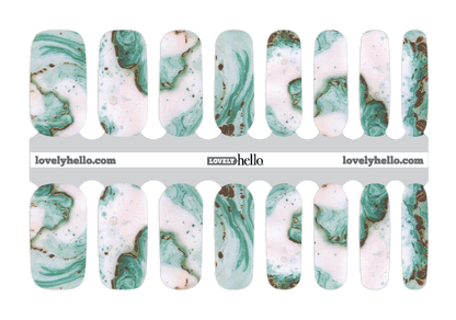 Natural Jade Nail Wraps