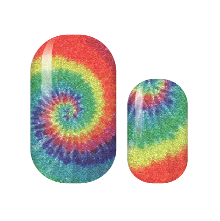 Tie Dye Fun Nail Wraps