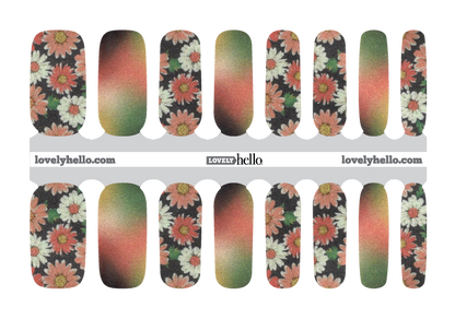 Gerber Daisy Nail Wrap