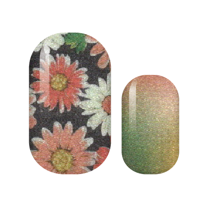 Gerber Daisy Nail Wrap