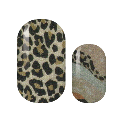 Cheetah Chic Nail Wraps