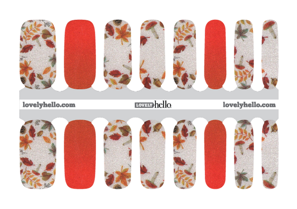 Leaves of Many Colors Nail Wraps