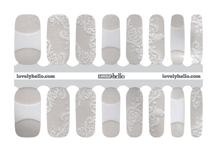 French Scroll Nail Wraps