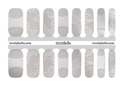 French Scroll Nail Wraps