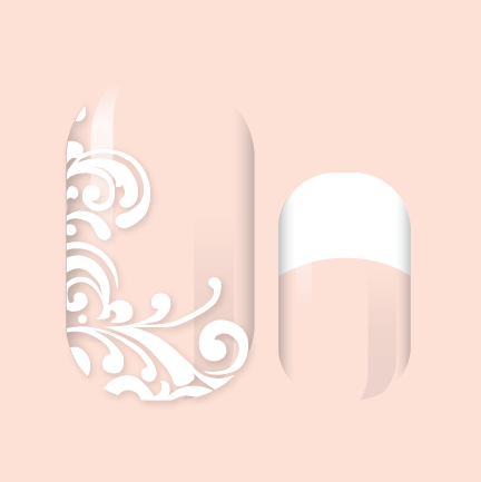 French Scroll Nail Wraps