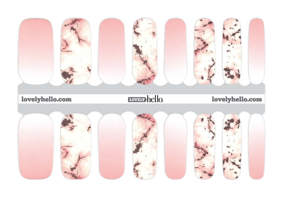 Rose Quartz Nail Wraps