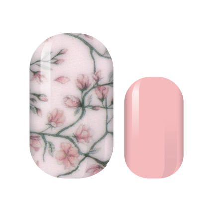 Soft Cherry Blossoms Nail Wraps