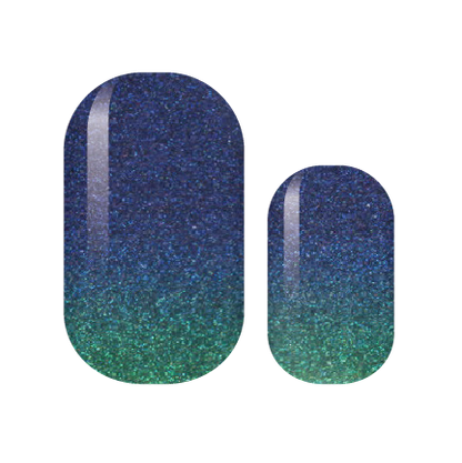 Deep Ocean Waters Glam Nail Wraps