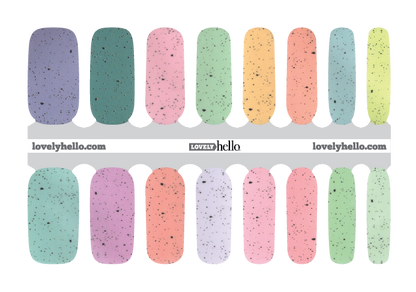 Speckled Candy Nail Wraps