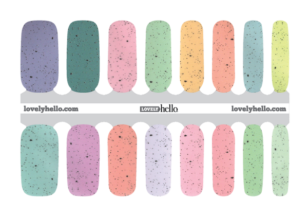 Speckled Candy Nail Wraps