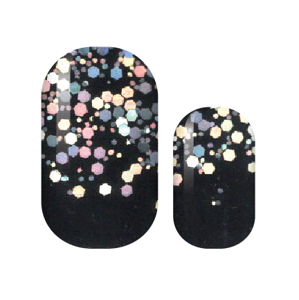 Glitter Tip Maniac Nail Wraps