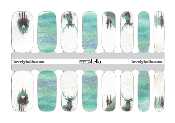 Highland Love Nail Wraps