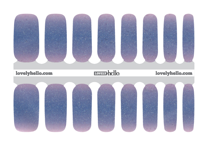 Glitter at Dusk Nail Wraps