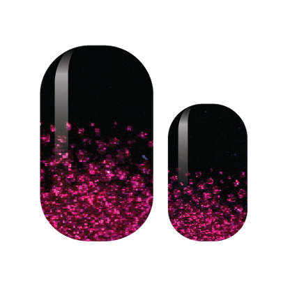 Fuschia Nights Nail Wraps