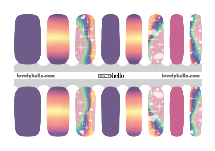 Chase Rainbows Nail Wraps