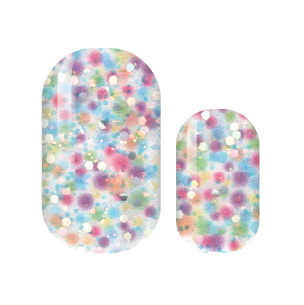 Iridescent Confetti Nail Wraps