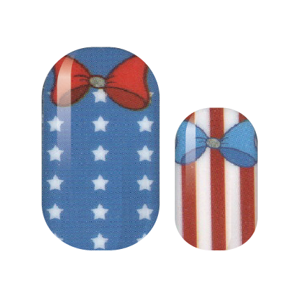 Party Like it's 1776 Nail Wraps