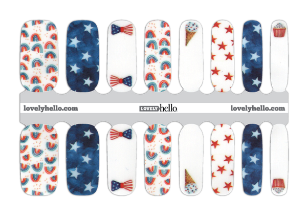 Summer Spectacular Nail Wraps