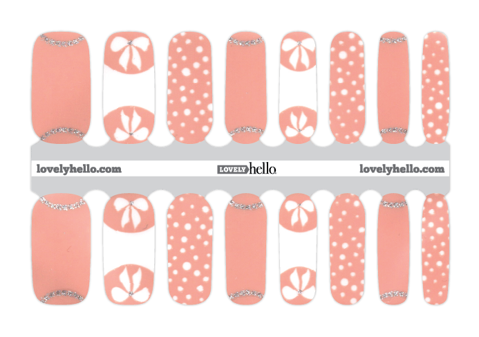 Pretty in Bows Nail Wraps