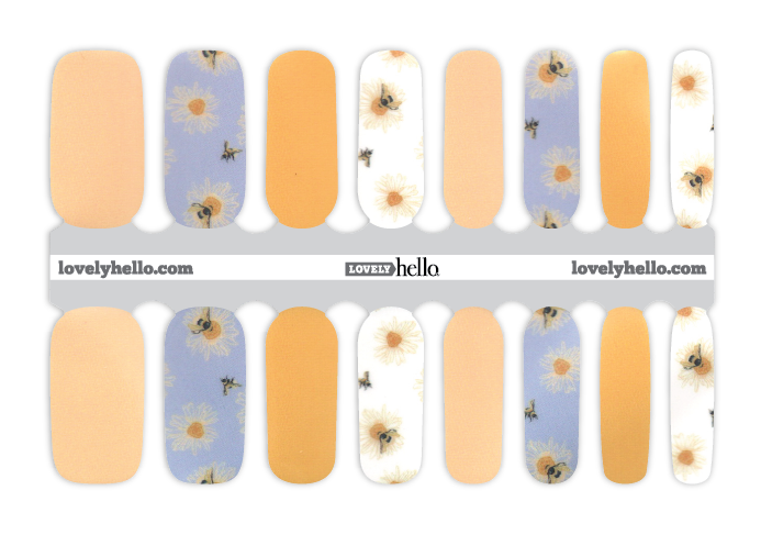 Bee-utiful Nail Wraps