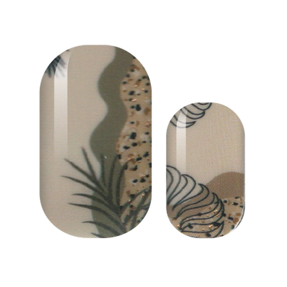 Sandy Palms Nail Wraps