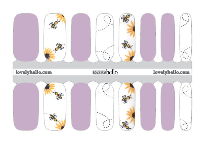 Busy Bee Nail Wraps