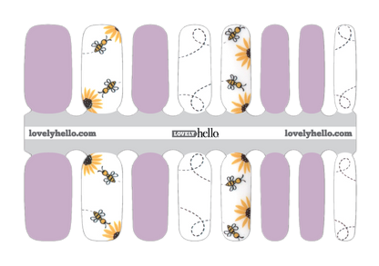 Busy Bee Nail Wraps