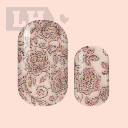 Fleur de Rosé Nail Wraps