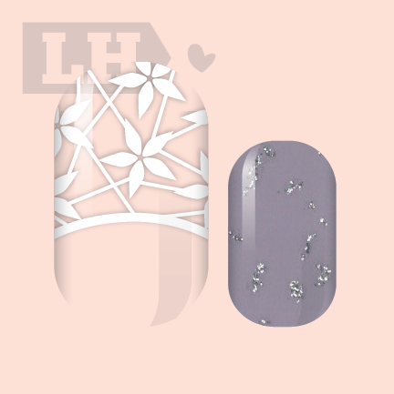 Lavender and Lilac Beauty Nail Wraps