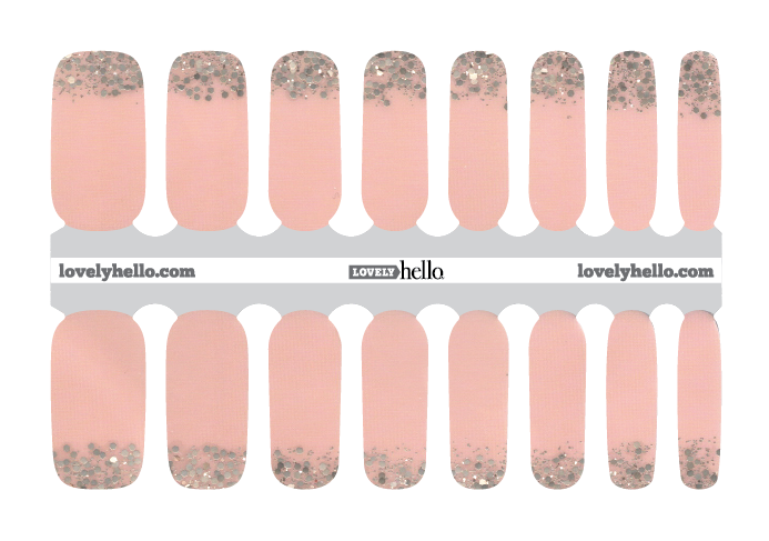 Bubbly Rosé Nail Wraps