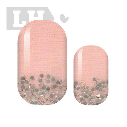 Bubbly Rosé Nail Wraps