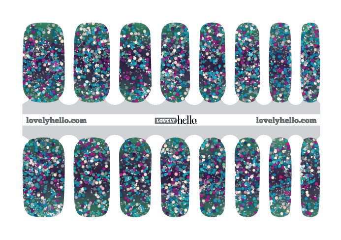 Glitter Mania Nail Wraps