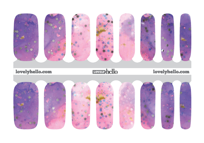Unicorn Glam Nail Wrap