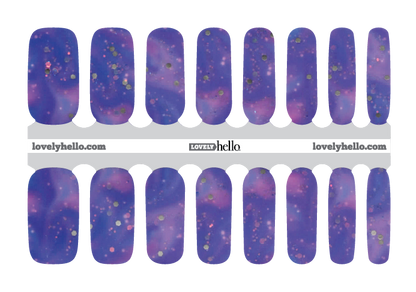 Dusk and Diamonds Nail Wrap