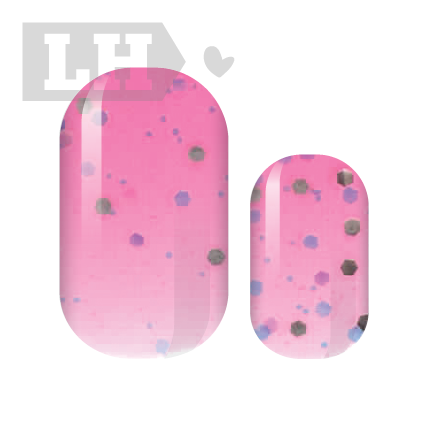 Sugar Coated Pink Nail Wrap