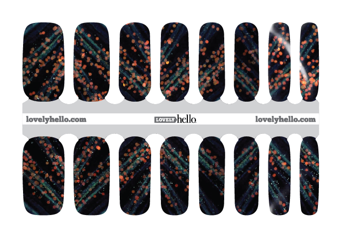 Midnight Surprise Nail Wraps