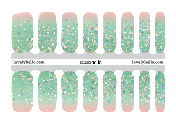 Sand and Water Nail Wraps