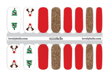 Red-Nosed Nail Wraps