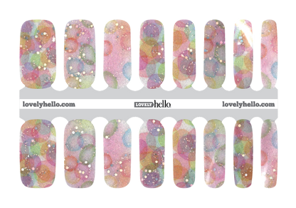 Balloon Time Nail Wraps